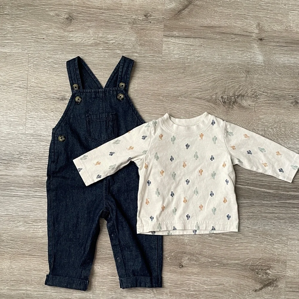 Carter’s Cactus 2 piece set size 3 months - Picture 3 of 8